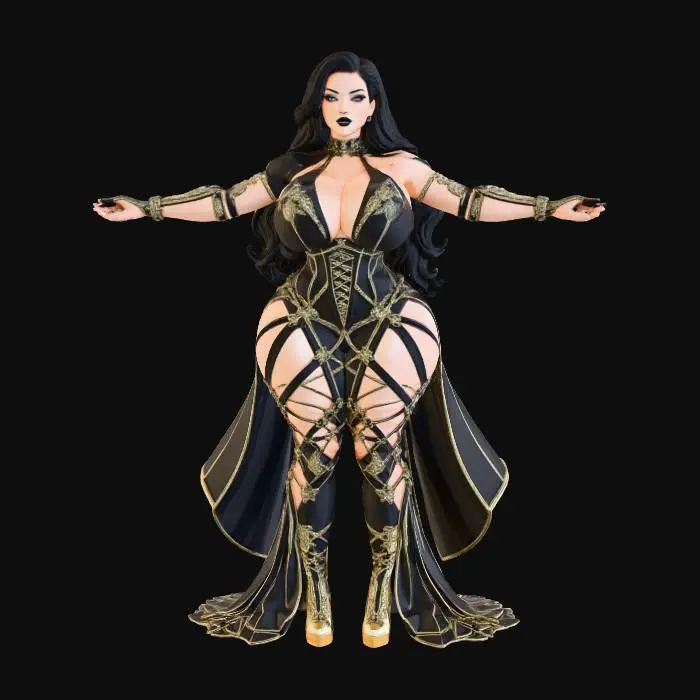 3D model for Gothic Latex Couture