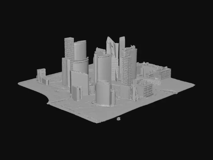 3D model for Futuristic Cityscape Model