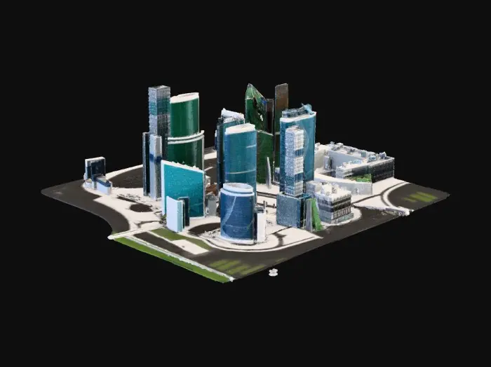 3D model for Futuristic Cityscape Model