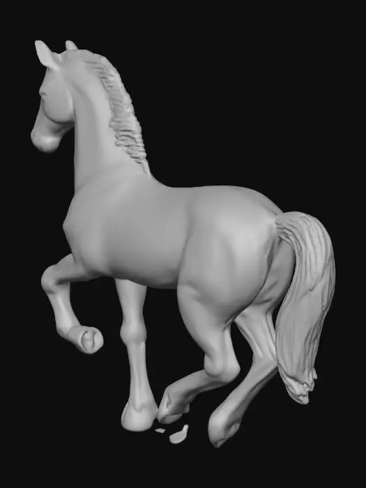 3D model for Golden Stallion Ornament