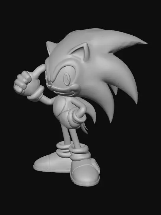 3D model for Speedy Hedgehog