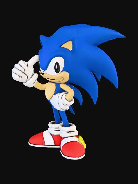3D model for Speedy Hedgehog