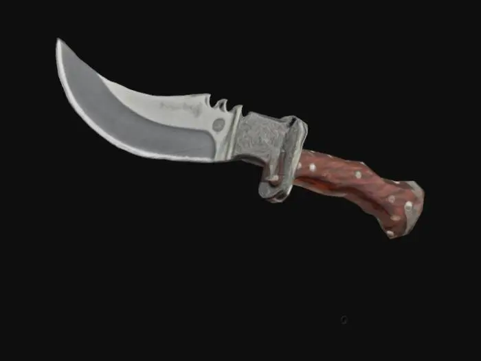 3D model for priamal hunting knive
