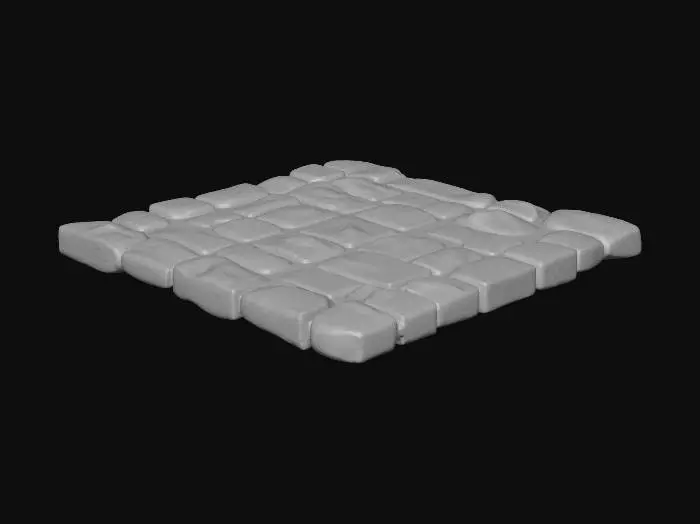 3D model for Cobblestone Wet Pathway