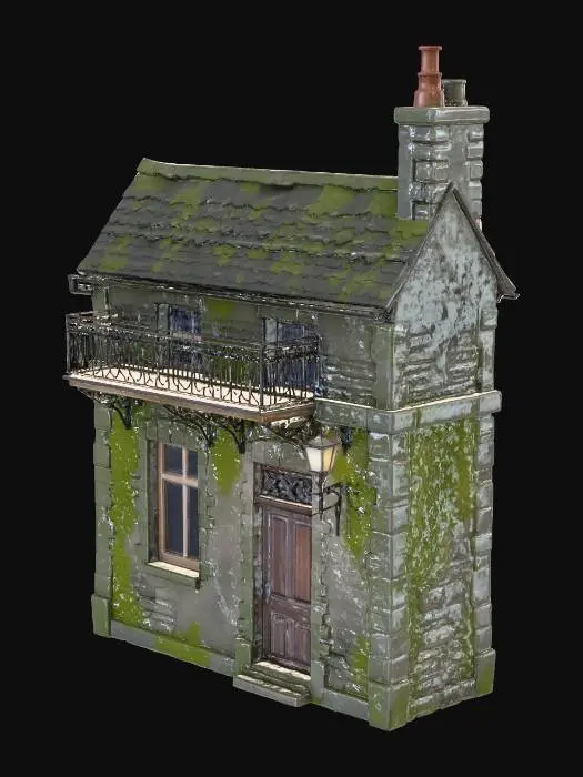 3D model for Stone Cottage with Lantern