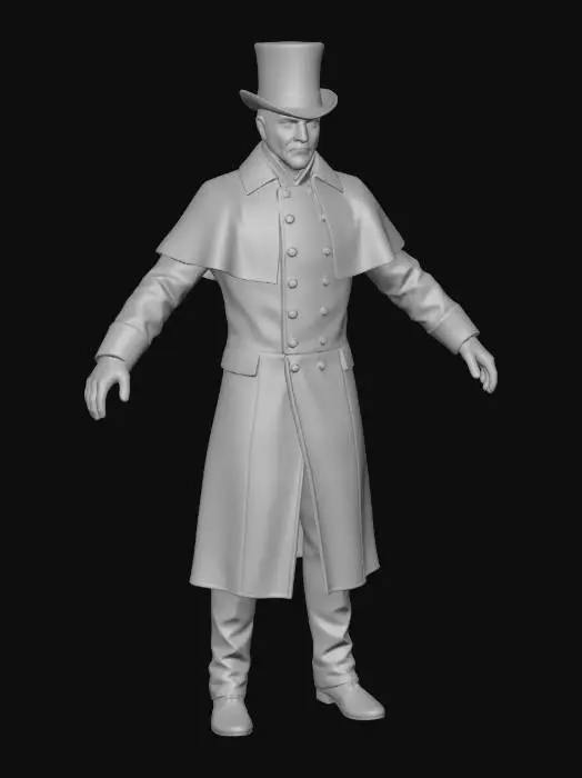 3D model for Victorian Gentleman