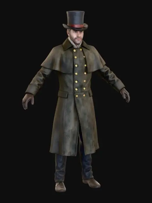 3D model for Victorian Gentleman