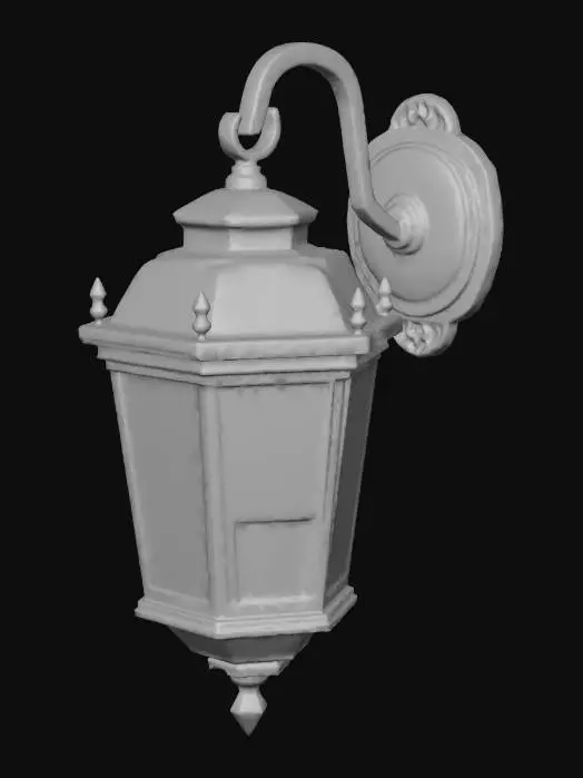 3D model for Illuminated Lantern Scene