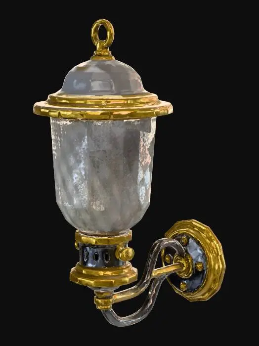 3D model for Vintage Wall Lantern