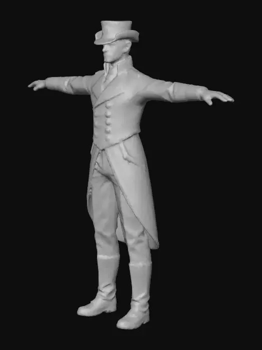 3D model for The Officer's Elegance