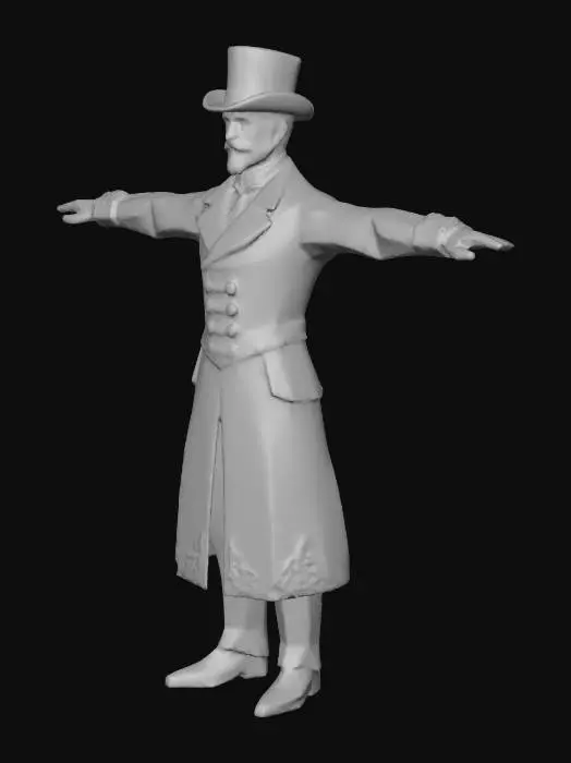 3D model for The Distinguished Gentleman