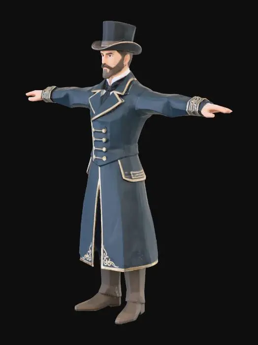 3D model for The Distinguished Gentleman