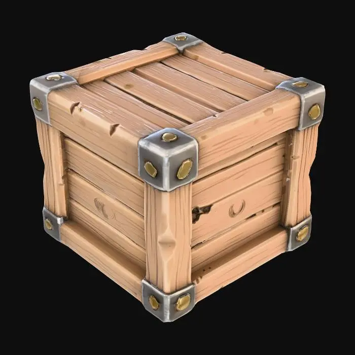 3D model for Crate in Snow