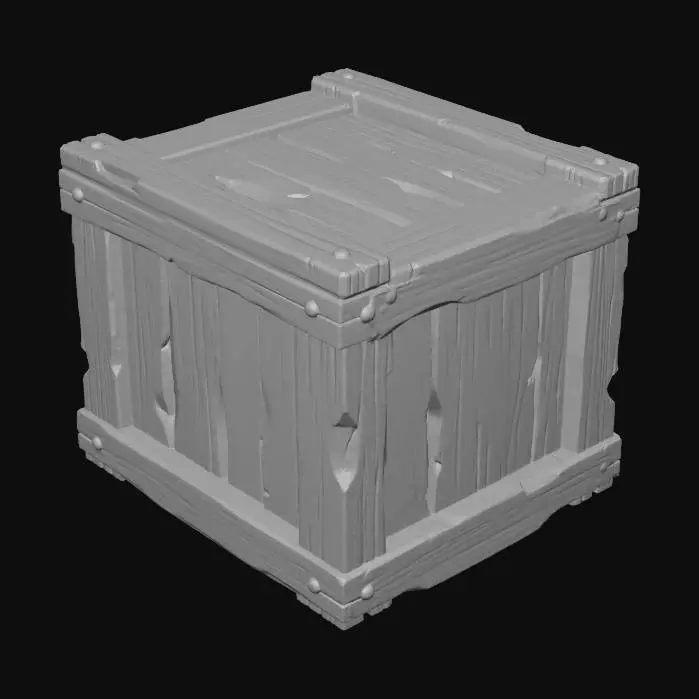 3D model for Wooden Crate Enigma