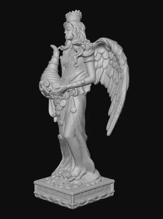 3D model for Angel of Abundance