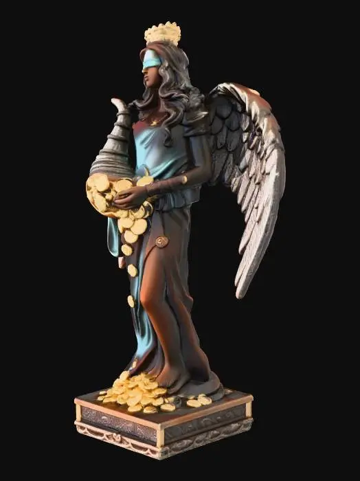 3D model for Angel of Abundance