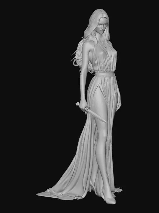 3D model for Crimson Assassin