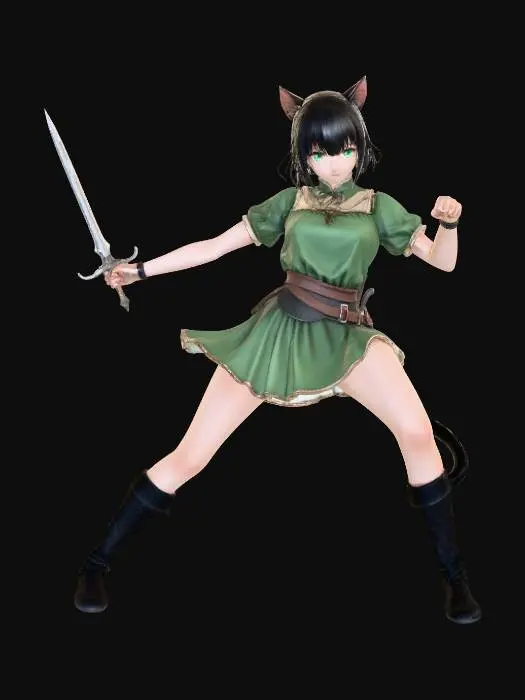 3D model for Cat-Eared Vanguard