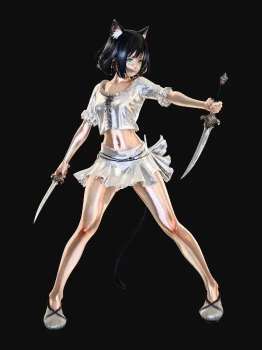 3D model for Moonlit Clawblade