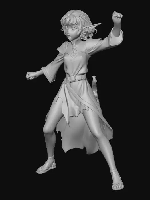 3D model for Call of the Elven Dawn