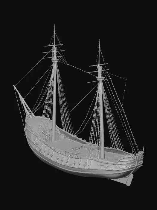 3D model for Cliffside Ghost Ship