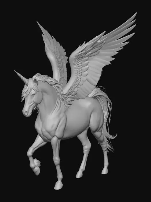 3D model for Celestial Alicorn