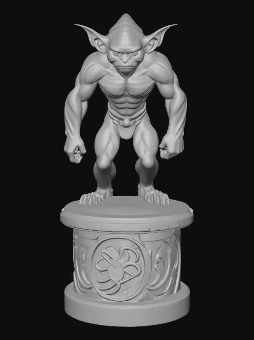 3D model for Goblin Guardian of the Misty Vale