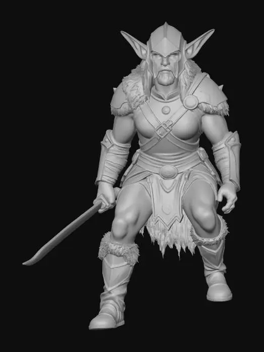 3D model for Ironhelm Berserker