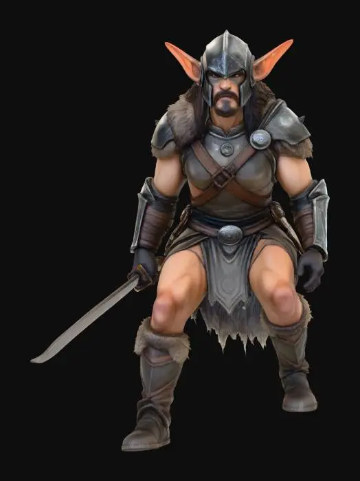 3D model for Ironhelm Berserker