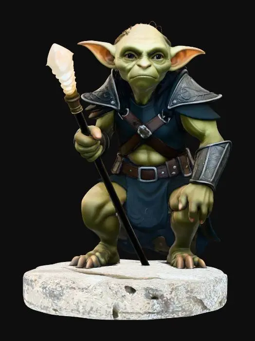 3D model for Torchbearer Goblin