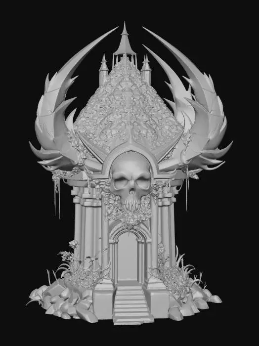 3D model for The Verdant Skull Gate