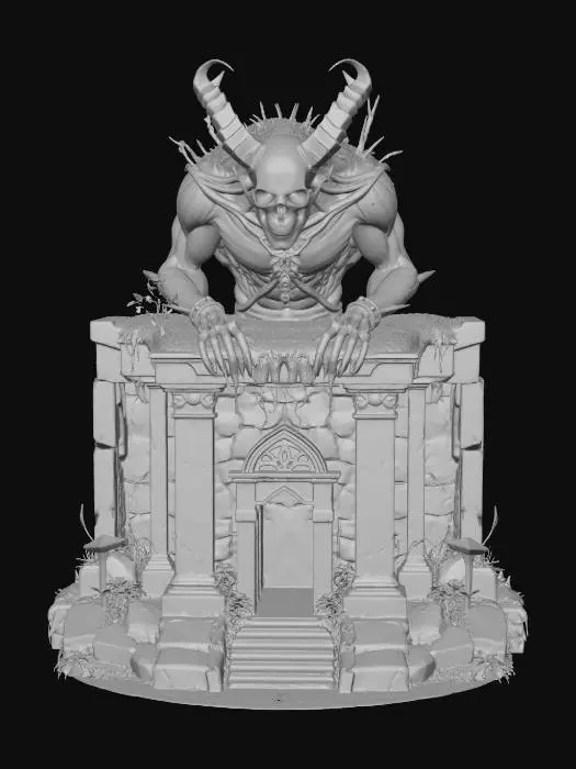 3D model for Overgrown Guardian