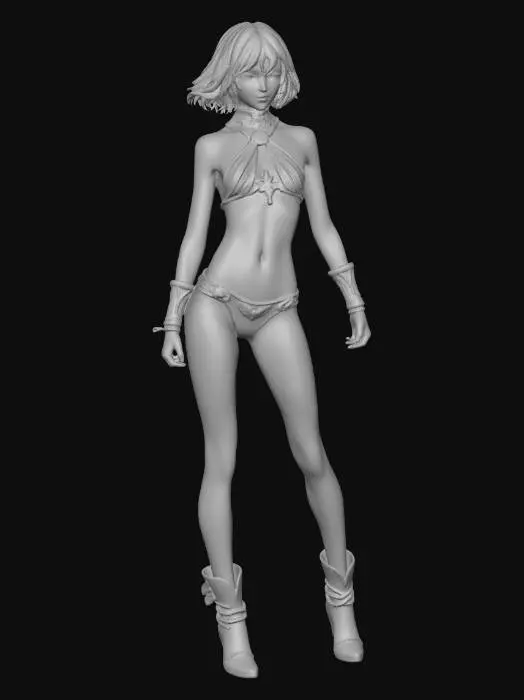 3D model for Red-haired Wanderer in the Ruins