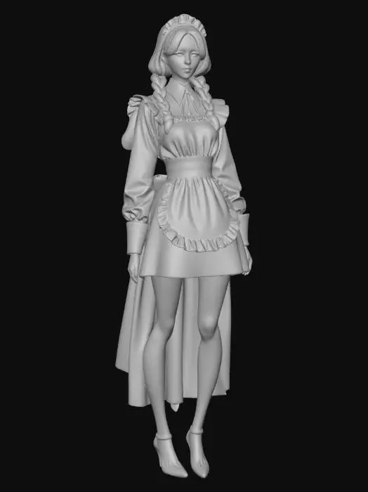 3D model for Maid at the Manor Doorway