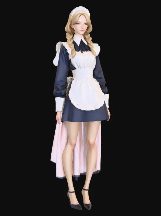 3D model for Maid at the Manor Doorway