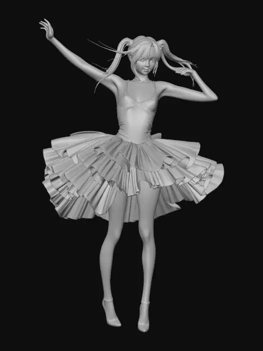 3D model for Pink Velvet Rhapsody