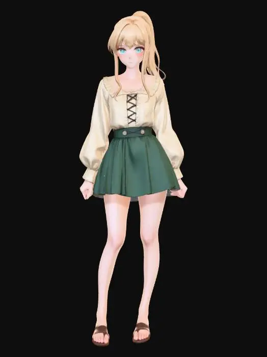 3D model for Sunlit Alcove