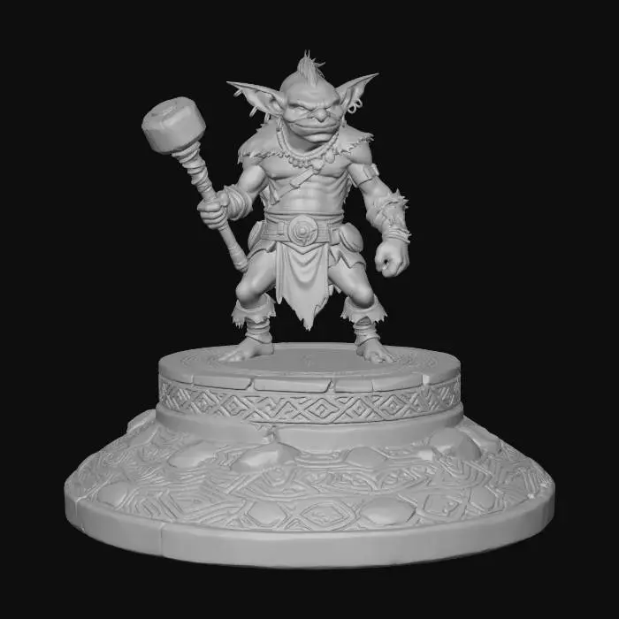 3D model for Emerald Goblin Warlord