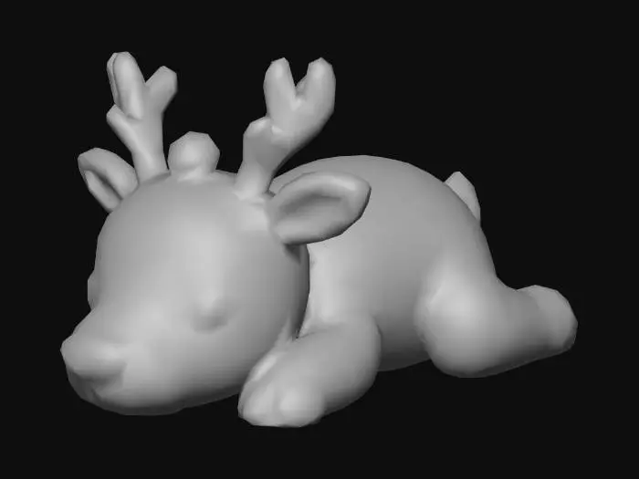 3D model for Resting Reindeer, #Christmas2025#
