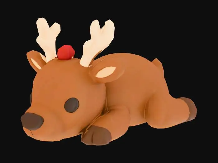 3D model for Resting Reindeer, #Christmas2025#
