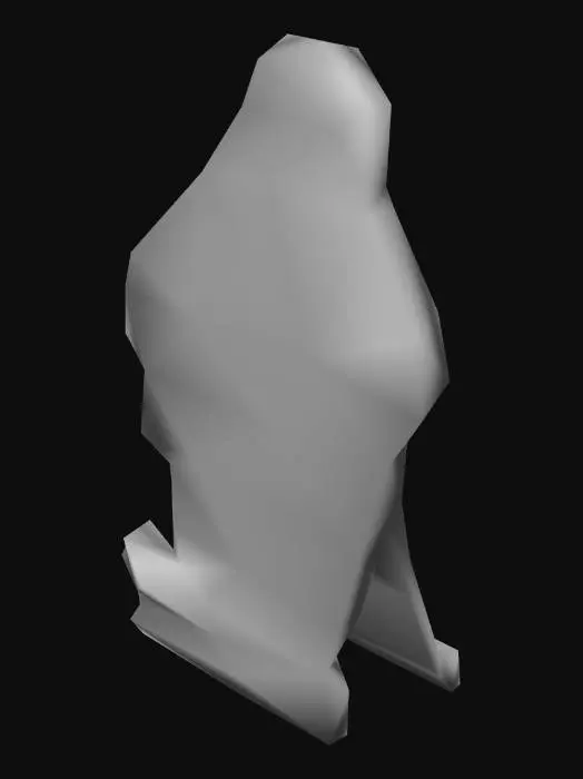 3D model for Tattered Santa Cutout, #Christmas2025#