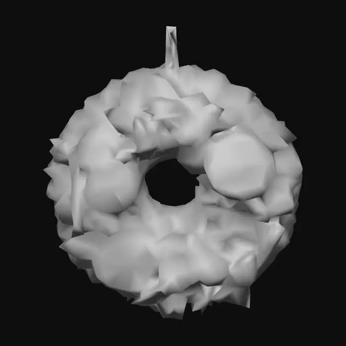 3D model for Festive Citrus Wreath, #Christmas2025#