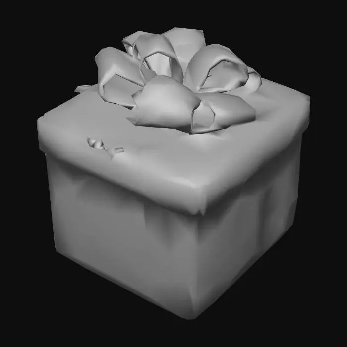 3D model for Festive Quilt Gift Box, #Christmas2025#