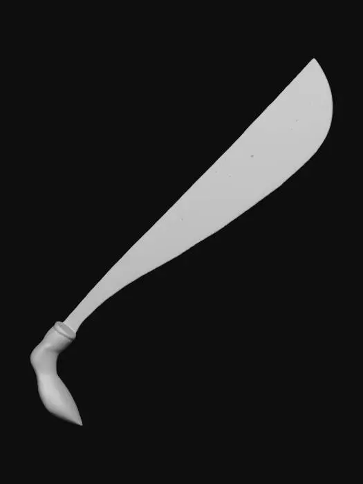 3D model for Kukri Blade