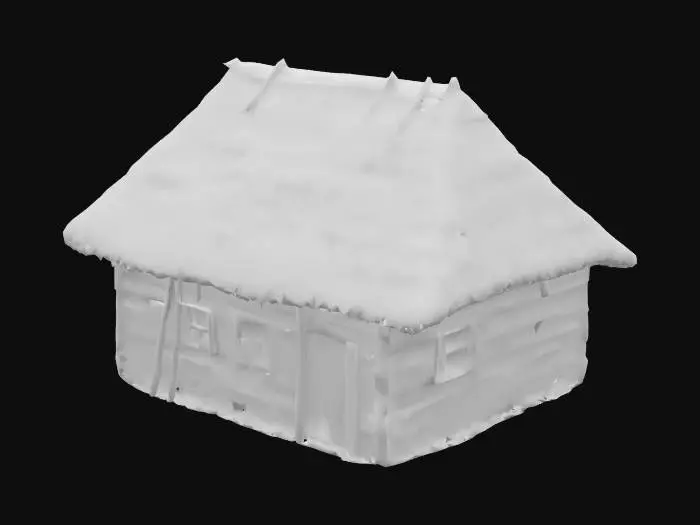 3D model for Rustic Shelter