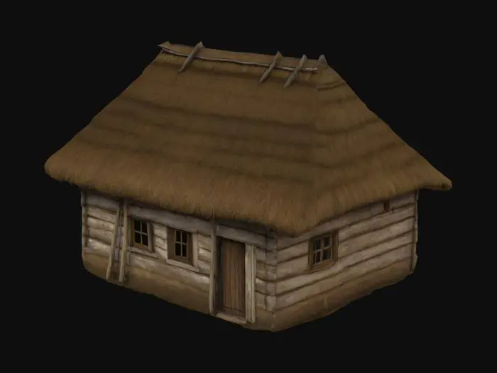 3D model for Rustic Shelter