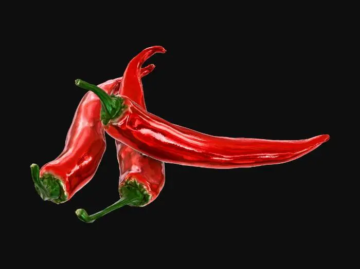 3D model for Spicy Trio