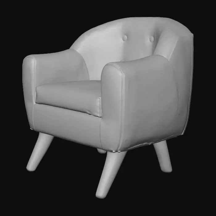 3D model for Blue Comfort Chair