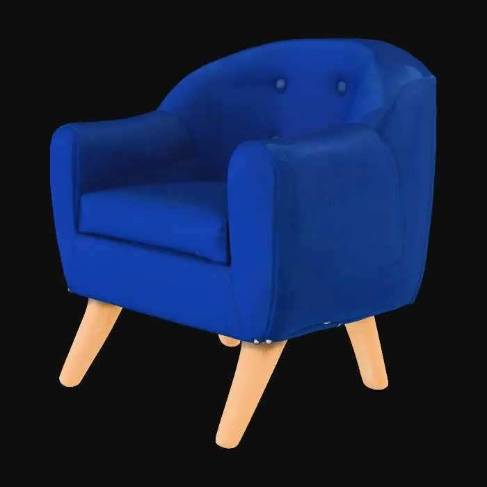 3D model for Blue Comfort Chair