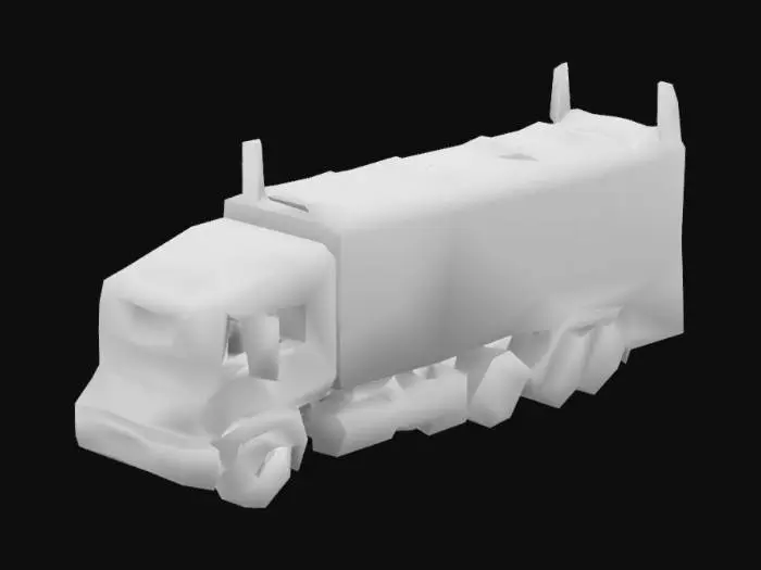 3D model for Trailer de Optimus Prime, 3d LEGO.